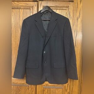 Merona Men's Dark Pinstripe Blazer 42R